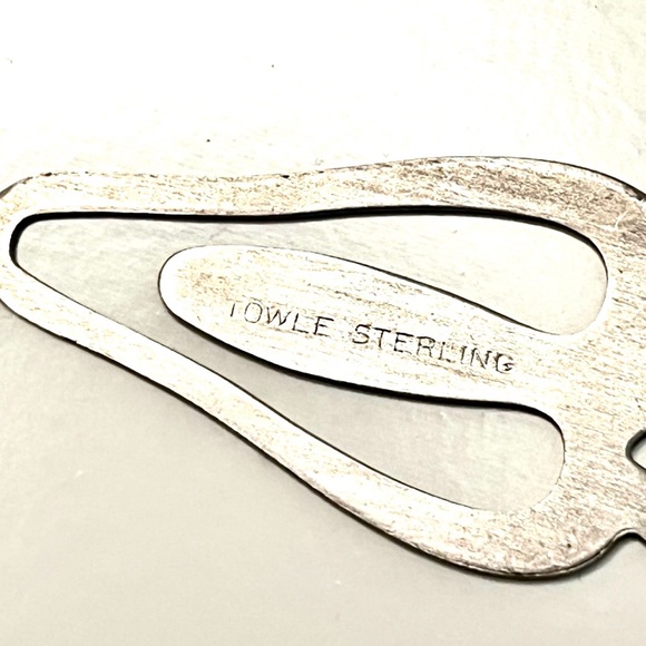 Vintage Towle Sterling Silver Bookmark F - Picture 6 of 10